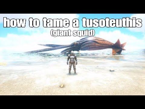 ARK: how to tame a Tuso (tusoteuthis)