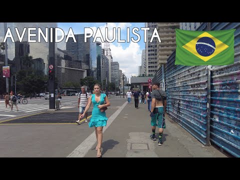 🇧🇷 Avenida Paulista, São Paulo 4K Walk - Ruas do Brasil 2022
