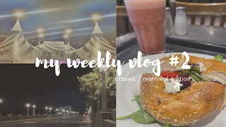 [Vlog] My weekly vlog #2 ottawa / montreal edition | カナダ留学