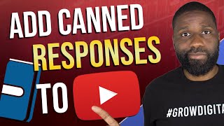 How to make canned responses on YouTube using TubeBuddy