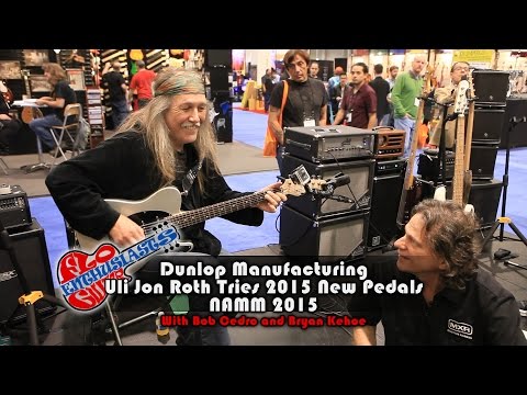 NAMM 2015: Uli Jon Roth Visits The Jim Dunlop Booth And Plays The New Pedals