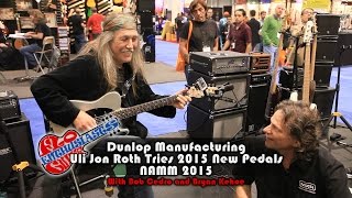 NAMM 2015: Uli Jon Roth Visits The Jim Dunlop Booth And Plays The New Pedals