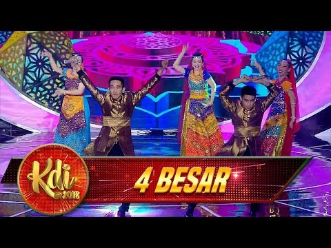 Duet Kembar, MusBrother Emang Juaranya Nyanyi India [TINAK TIN TANA] - Kontes 4 Besar KDI (10/9)