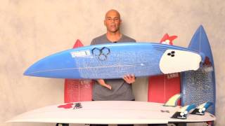 Channel Islands Surfboards "Rook 15 &amp; Sampler" Grom Review by Noel Salas Ep.19