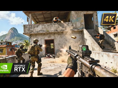 Fight The Brazilian Militia | Ultra Realistic Immersive Graphics Gameplay [4K 60FPS] Call of Duty