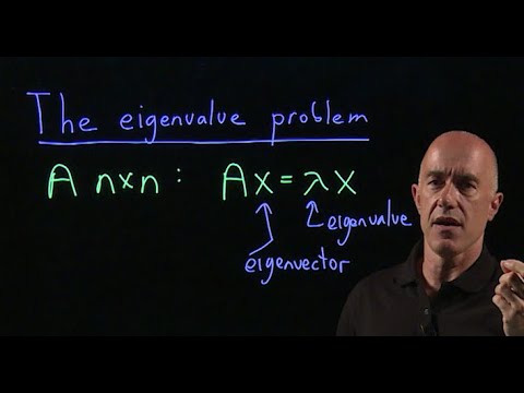 The eigenvalue problem | Lecture 32 | Matrix Algebra for Engineers
