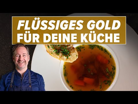 Beef broth from the pros: The tricks for maximum flavor!