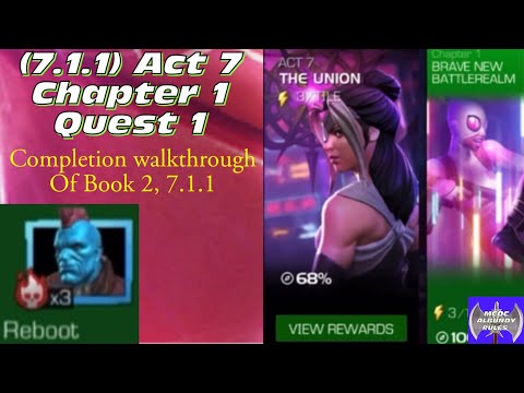 7.1.1, Book 2, Act 7, Chapter 1, Quest 1 completion walkthrough! Flare path with Yondu boss solo!