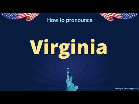 How to pronounce Virginia in English Correctly