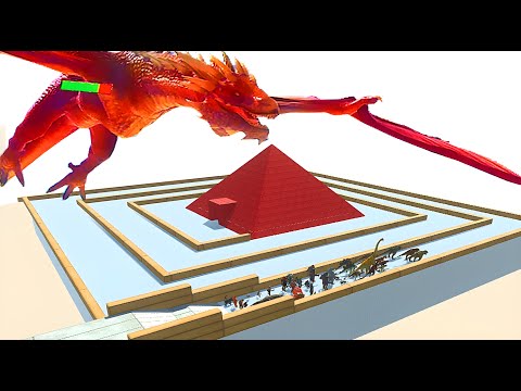Escape From Komodo Dragon Last Survivor  Zigzag Course | Animal Revolt Battle Simulator