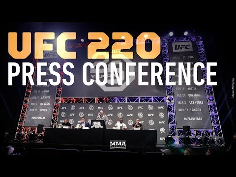 UFC 220 Press Conference: Miocic vs. Ngannou - MMA Fighting