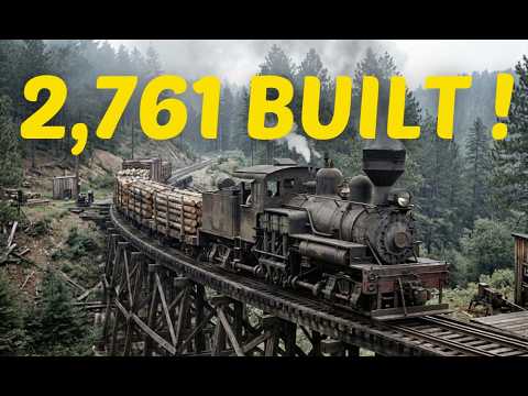 The 2,761 Geared Locomotives Engineers Called Ugly - Then They Climbed 45-Degree Grades