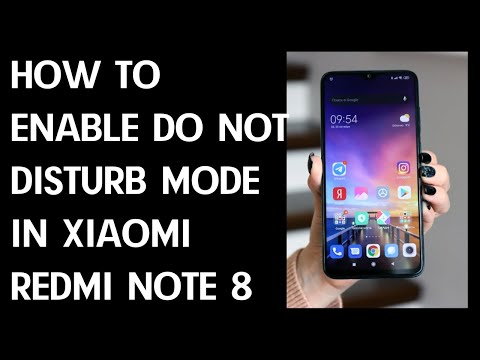How to Enable Do Not Disturb Mode in XIAOMI Redmi Note 8