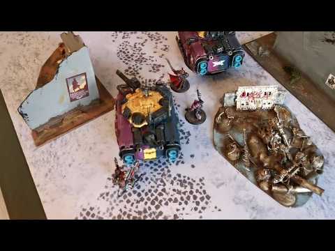 Battlereport 4: Warhammer 40k Space Marines vs. Drukhari Ars Bellica german