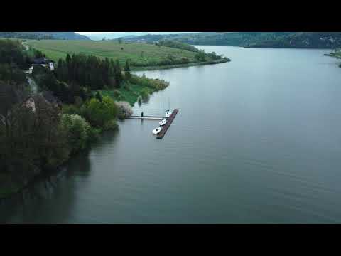 Zatoka Kluszkowce - Jezioro Czorsztyńskie - Po wiosennych deszczach 2021 DRON 4K