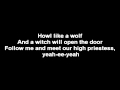 Metallica-Mercyful Fate (lyrics in video) 