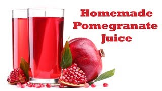 How To Make Pomegranate Juice | Drinks Made Easy