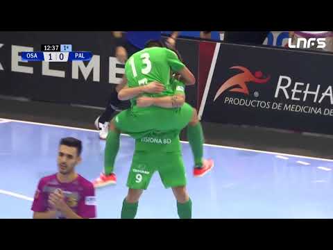 Gol Dani Saldise (1-0) Osasuna Magna - Palma Futsal. J9, 1Div