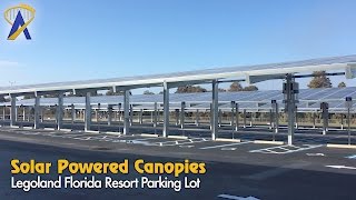 Tampa Electric solar canopies added to Legoland Florida parking lot