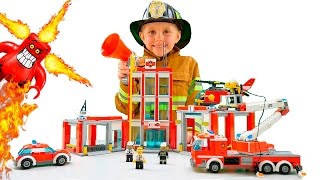 LEGO City Fire Пожарная станция (60110) - відео 3
