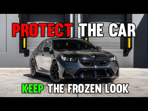 The First BMW G90 M5 in The Shop Getting Full Body Llumar Matte PPF!