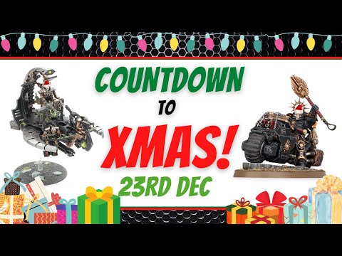 Necron Catacomb Command Barge Vs Chaplain on a Bike - Countdown to Xmas - 23rd Dec - Warhammer 40k