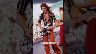 Eddie Van Halen having a wonderful time