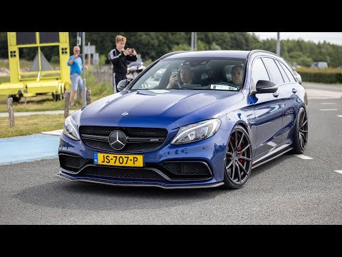 600HP Mercedes C63 S AMG Estate with Decat iPE Exhaust - LOUD Accelerations & Revs !