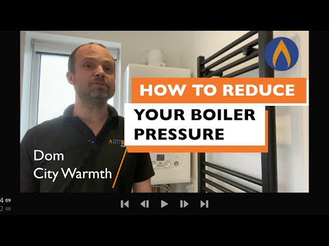 Combi Boiler too much pressure. How to reduce boiler pressure.