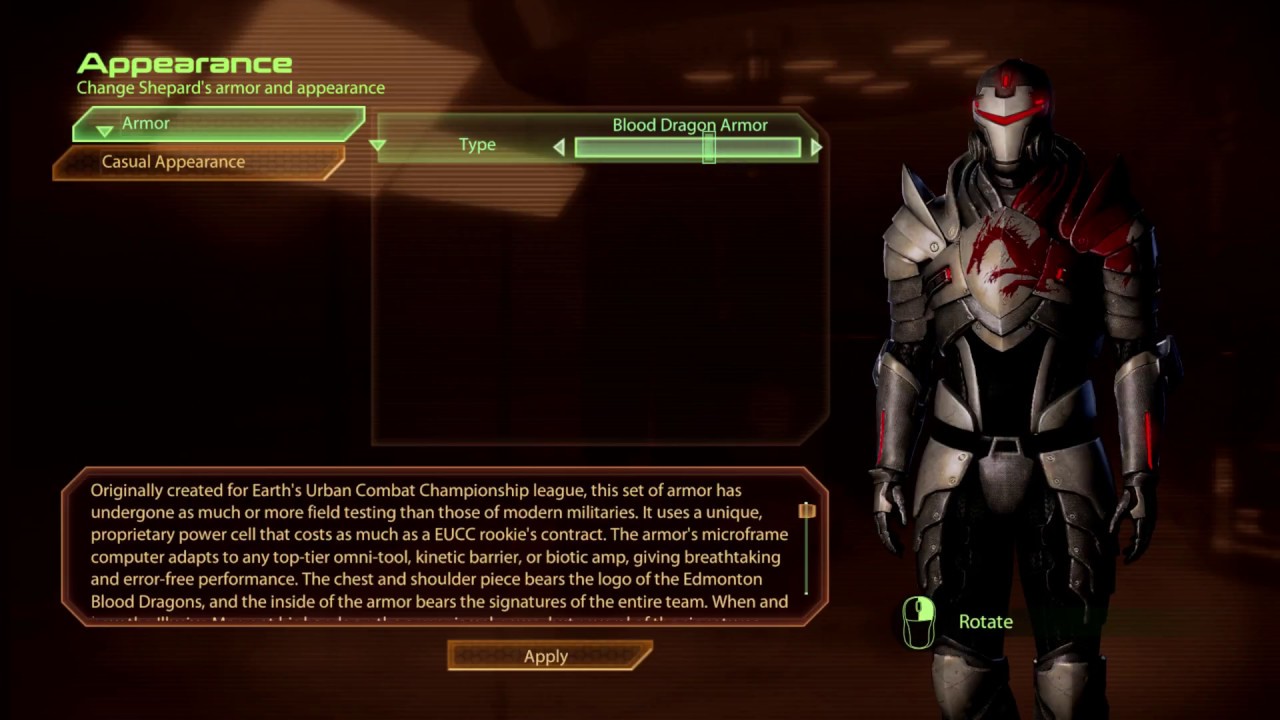 Mass Effect 2 Weapons, Armour and Upgrades