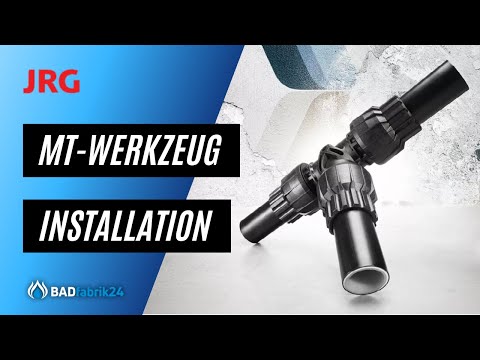 JRG Sanipex MT - Installation des Werkzeuges 16-32 mm