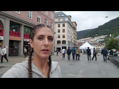 Walking around Bergen, Norway