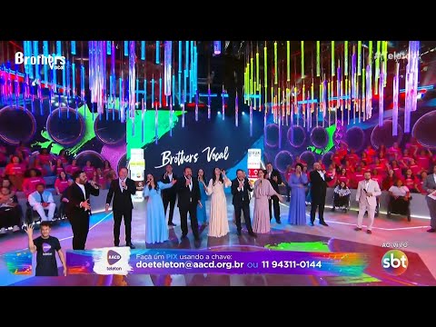 DEUS DE PROMESSAS – Brothers Vocal (AO VIVO no SBT | Teleton 2025)