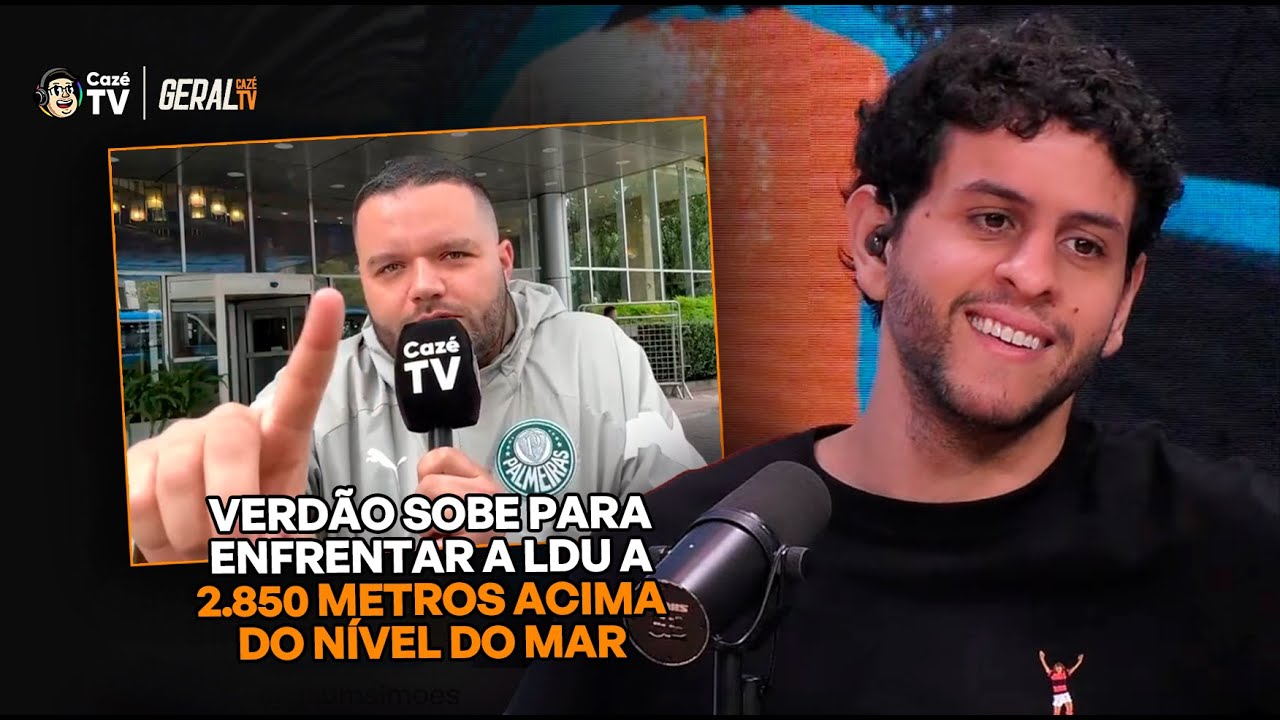 HOJE É DIA DE LDU X PALMEIRAS NA LIBERTADORES: INFORMAÇÕES DO VERDÃO DIRETO DE QUITO | GERAL CAZÉ TV
