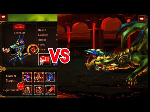Anubis VS Chimera Superboss Epic Heroes War
