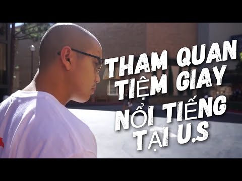 THAM QUAN TIỆM GIÀY FOOT LOCKER NỔI TIẾNGỞ EUA