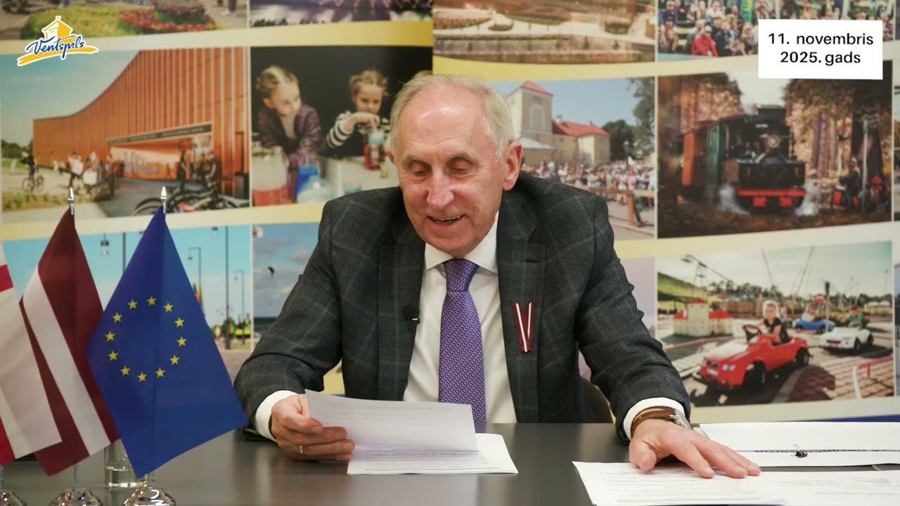 VIDEO: J. Vītoliņš par Ventspils pilsētas aktualitātēm – 11.11.2025.