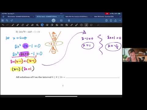 Quiz 7 Review--Math 195--Lesson 31