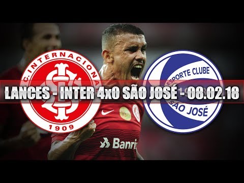 MELHORES MOMENTOS - INTERNACIONAL 4x0 SÃO JOSÉ - 08.02.18