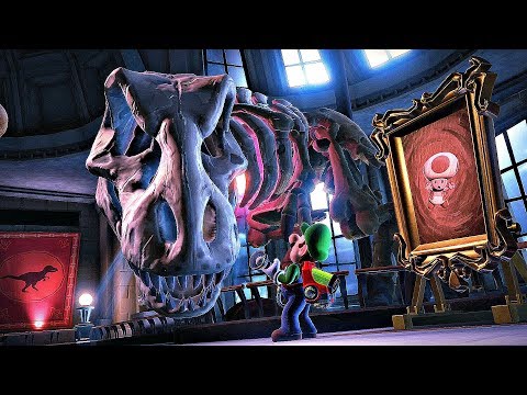 Luigi Vs. T-Rex Boss Fight (Luigi's Mansion 3)