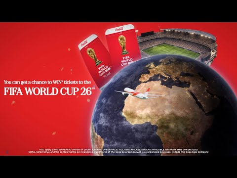 SIP. SCAN. SCORE. WIN* a Chance to Watch FIFA World Cup 2026™ LIVE!