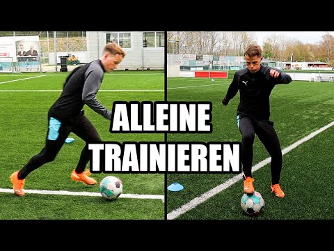 ALLEINE ein BESSERER FUSSBALLER WERDEN - Trainings SESSION