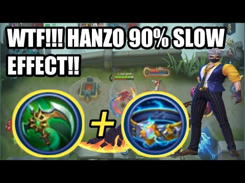 HANZO 90% SLOW EFFECT!!FULL GAME DOMINATION