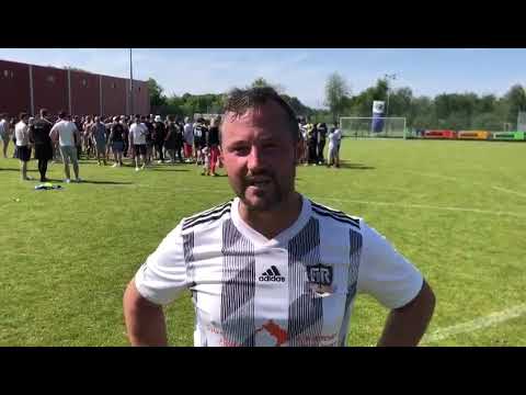 Jürgen Zentius, Spieler SG Fell, nach dem 2:1 gegen Trassem II und dem Aufstieg in die A-Klasse