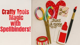 These Crafty Tools Dies Stole My Heart! | Crafty Babe collection with Spellbinders + Simple Stories