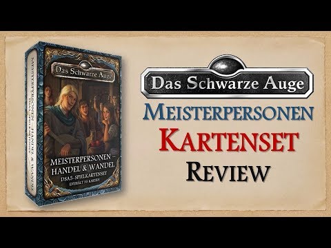 DSA5 Meisterpersonen Spielkartenset Review - Lohnen sich die vorgefertigten NSC's?