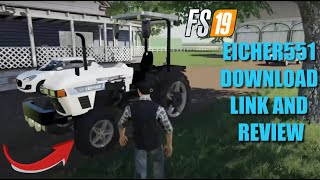 FS19 EICHER551 DOWNLOAD MOD AND REVIEW #fs19 #dhillongaming #trending #gaming #dhillongaming