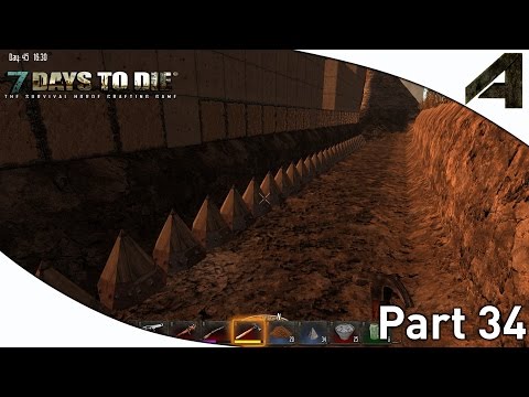 7 Days to Die Alpha 11.4 Gameplay - Part 34 - "The Death River"