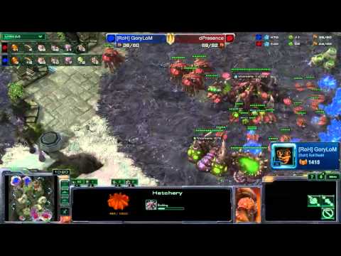 [M] Gorylom vs dPresence - ZvZ - Belshir Vestige LE - Starcraft 2 Heart of the Swarm