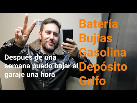 12ª parte | Montar MOTO. Bujías Batería Grifo Mangueras cuentarevoluciones depósito gasolina etc